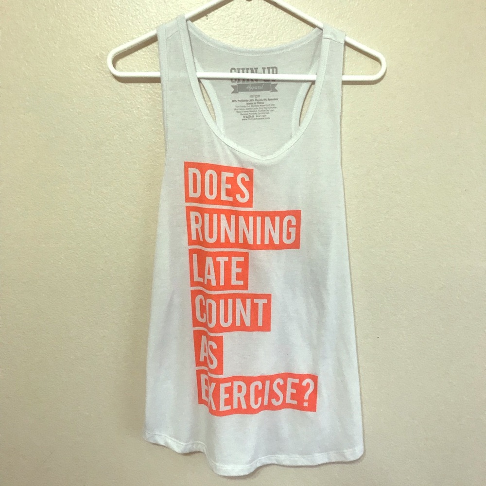 CHIN UP/ muscle tank top